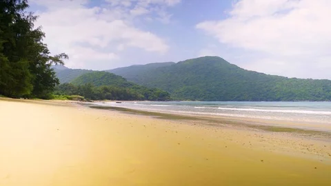 Con Dao Beach Shoreline Stock Footage 97781349