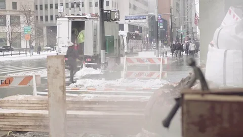 Con Ed Steam Construction 스톡 동영상 71283719