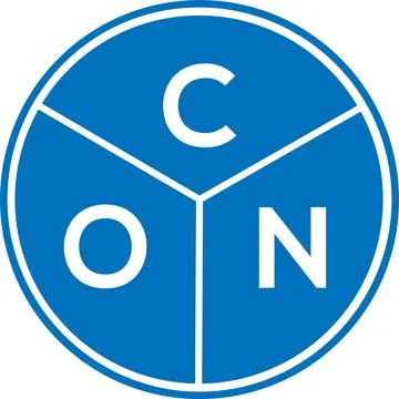 CON letter logo design. CON monogram initials letter logo concept. CON letter 스톡 일러스트