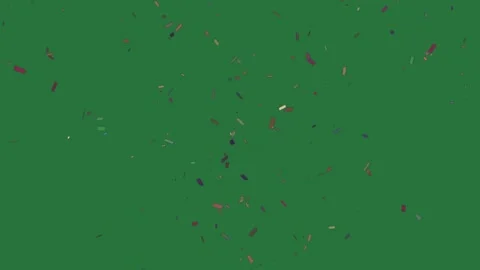 Con screen lot of confectional confections confe green screen illustration Stock Footage 335697301
