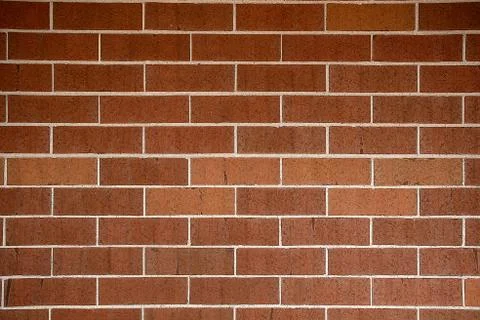 Concave brick wall background Stock Photos