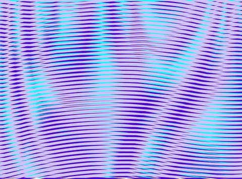 Concave convex linear light texture with flickering optical illusion. Stock Illustration