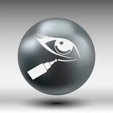 Concealer stick conceal under-eye circles facial blemishes Stock Illustration