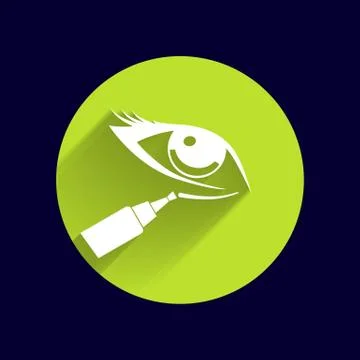 Concealer stick conceal under-eye circles facial blemishes Stock Illustration