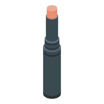 Concealer stick showing applying makeup concept Stock Illustration