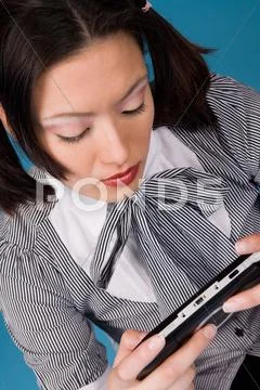 Concentrated gameplay Stock Photos