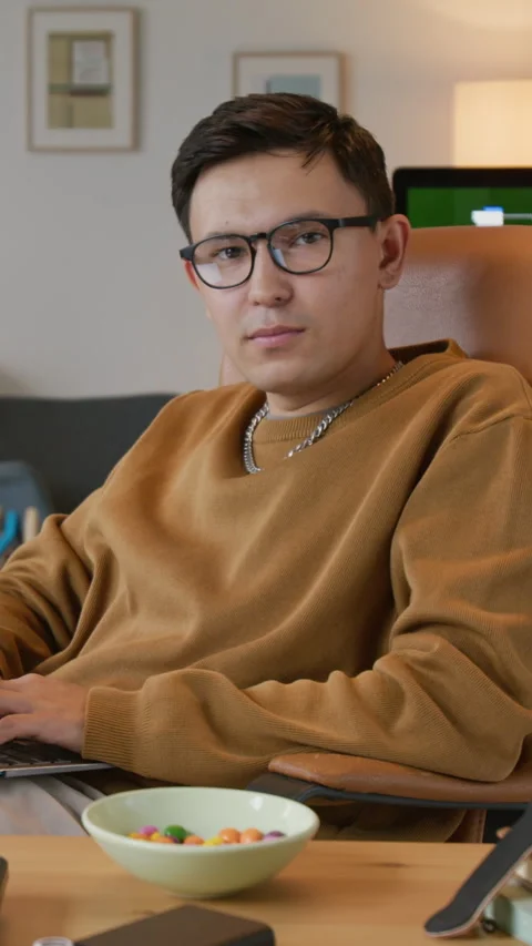 Concentrated Programmer Working in Office Stock Footage 317325436