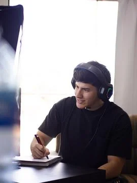 Concentrated Study Stock Photos