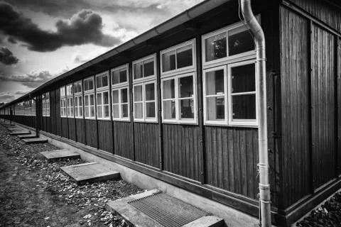Concentration camp in Berlin Stock Photos