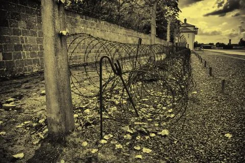 Concentration camp in Berlin Stock Photos