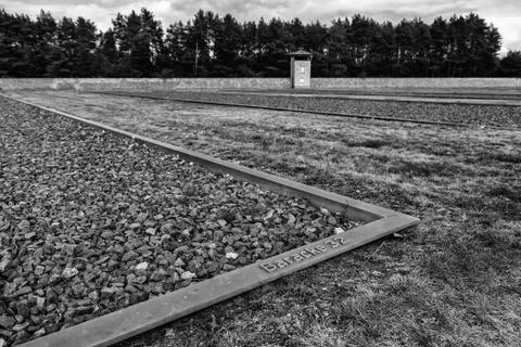 Concentration camp in Berlin Stock Photos