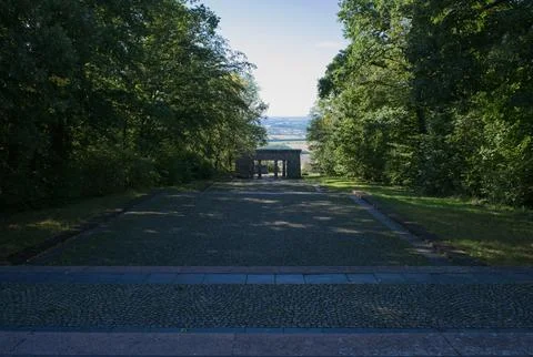 Concentration Camp Buchenwald was one of the first and the largest camps Stock Photos