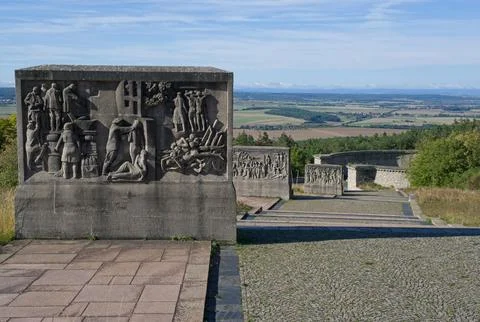 Concentration Camp Buchenwald was one of the first and the largest camps Stock Photos