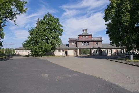 Concentration Camp Buchenwald was one of the first and the largest camps Stock Photos