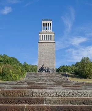Concentration Camp Buchenwald was one of the first and the largest camps 스톡 사진