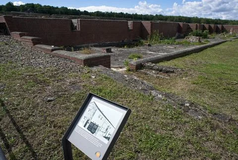 Concentration Camp Buchenwald was one of the first and the largest camps Stock Photos