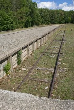 Concentration Camp Buchenwald was one of the first and the largest camps Stock Photos
