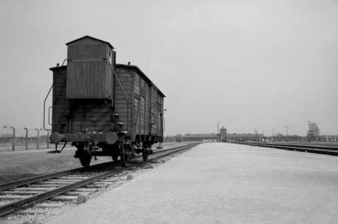 Concentration camp carrige Stock Photos