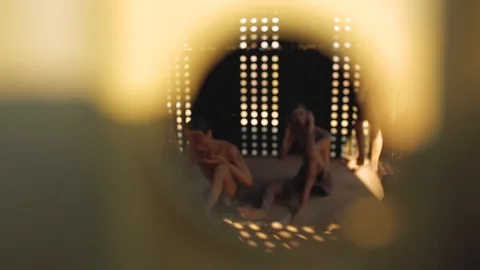Concentration camp death pain suffering Phu Quoc Video stock 106291536