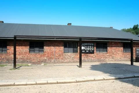 Concentration camp Oswiecim Stock Photos