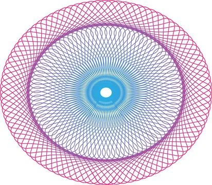 Concentration concept - circular rings -Art &amp; Illustration Illustrazione stock