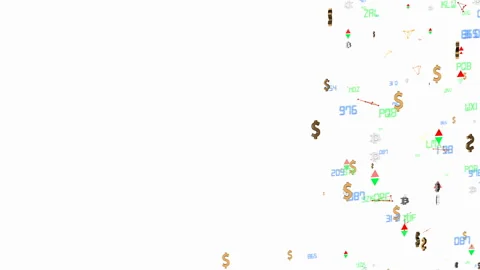 Concentration of economic activity on the right side of the screen. the movement Stock Footage 87210016