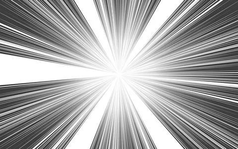 Concentration lines for manga and comic books Stock Illustration