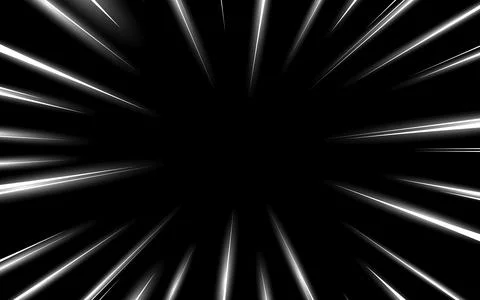 Concentration lines for manga and comic books Stock Illustration