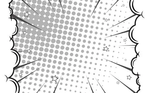 Concentration lines for manga and comic books イラスト素材