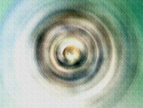 Concentric Abstract Circle Vortex Soft Green Pastel Textured Background for.. Stock Illustration