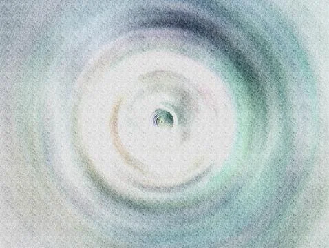 Concentric Abstract Circle Vortex Soft Green Pastel Textured Background for.. Stock Illustration