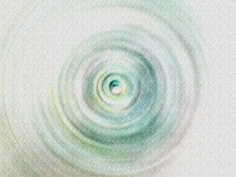 Concentric Abstract Circle Vortex Soft Green Pastel Textured Background for.. Stock Illustration