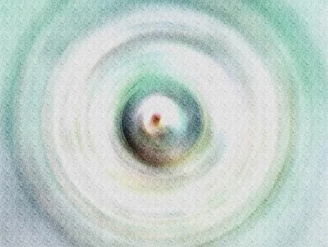 Concentric Abstract Circle Vortex Soft Green Pastel Textured Background for.. Stock Illustration