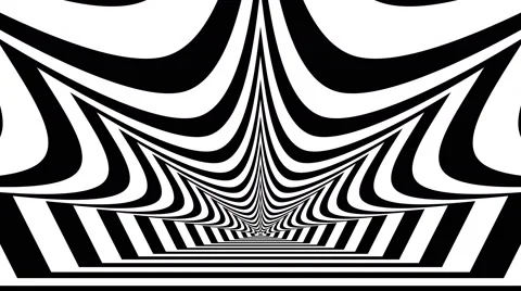 Concentric abstract symbol, crown  - visual illusion Vídeos de archivo 48478276