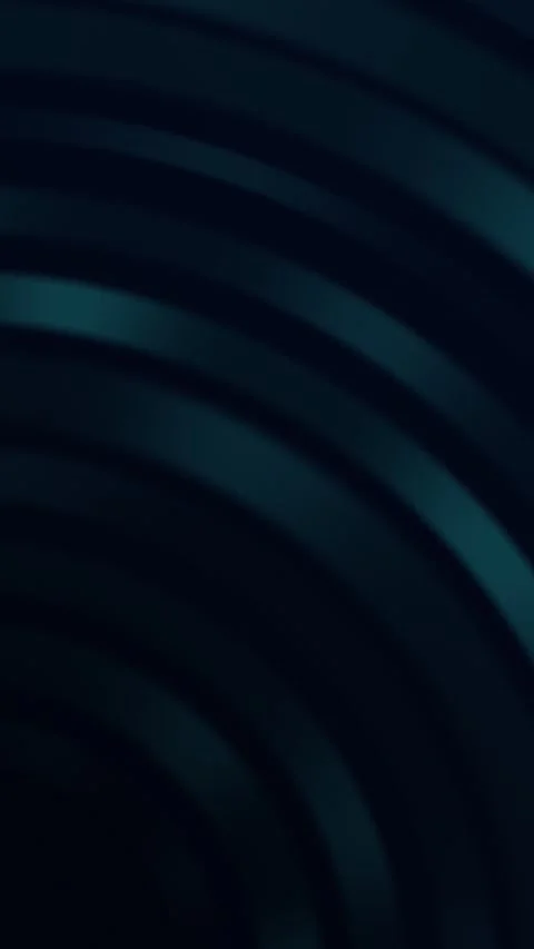 Concentric arcs ripple across a dark background Video stock 330059398