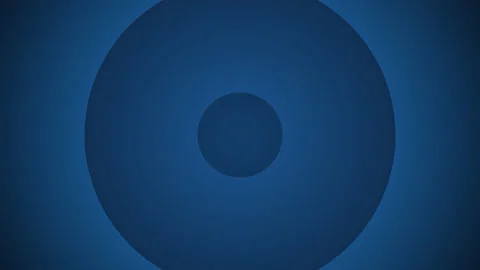 Concentric blue circles expanding Stock Footage 150590385
