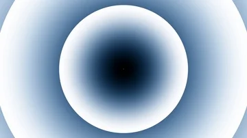 Concentric Blue White Gradient Circles Burst Center 1 Stock-Footage 85861564