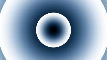 Concentric Blue White Gradient Circles Burst Center 2 Stock Footage 85861687