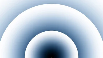 Concentric Blue White Gradient Circles Burst Arch 1 Stock Footage 85861754