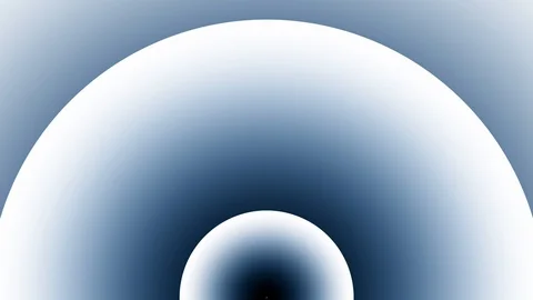 Concentric Blue White Gradient Circles Burst Arch 2 Stock Footage 85861824