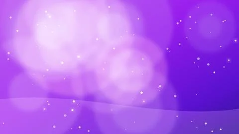 Concentric Bokeh Orbs Sparkles with Smooth violet Gradient Flow Backdrop. Stock Illustration