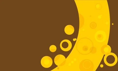 Concentric circle background, simple and flat colors. Illustrazione stock