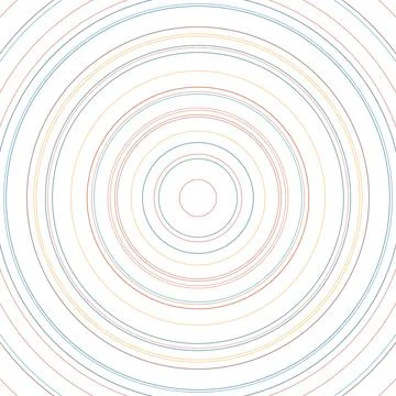 Concentric Circle Element Background. Abstract circle pattern. Colored graphics Stock Illustration
