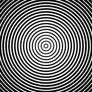 Concentric Circle Elements / Backgrounds. Abstract circle pattern. 库存插图