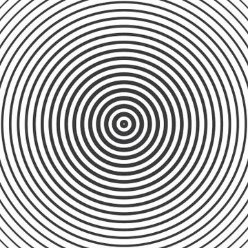 Concentric circle elements. Vector illustration for sound Stock Illustration