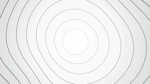 Concentric circle lines seamless loop motion background Stock Footage 343898668