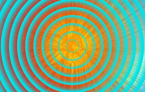 Concentric circle modern decorative style vector background design template Иллюстрация