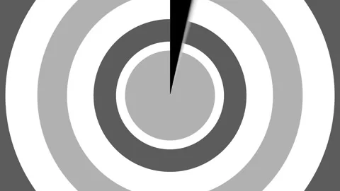 Concentric Circle Rings Transition Motion Graphics Video Overlay Stock Footage 344835010