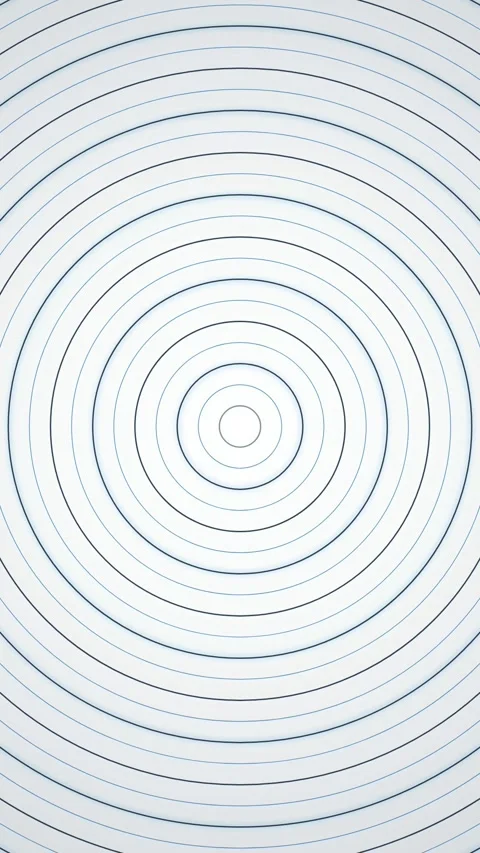 Concentric circle ripple 3D wave seamless loop motion background Stock Footage 347034355