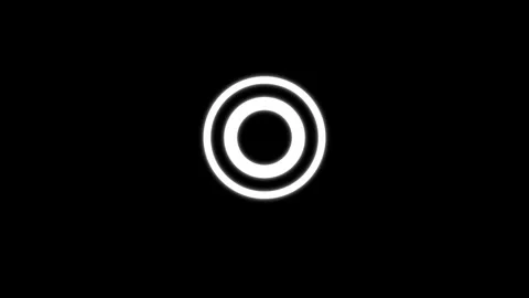 Concentric circle target animation with smooth fade effect as motion graphi.. 스톡 동영상 346242783